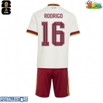 Spania Rodri Hernandez #16 Bortedraktsett Barn VM 2026 Kortermet (+ Korte bukser)